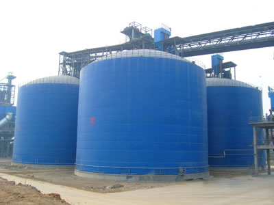 三家镇水泥钢板库改造